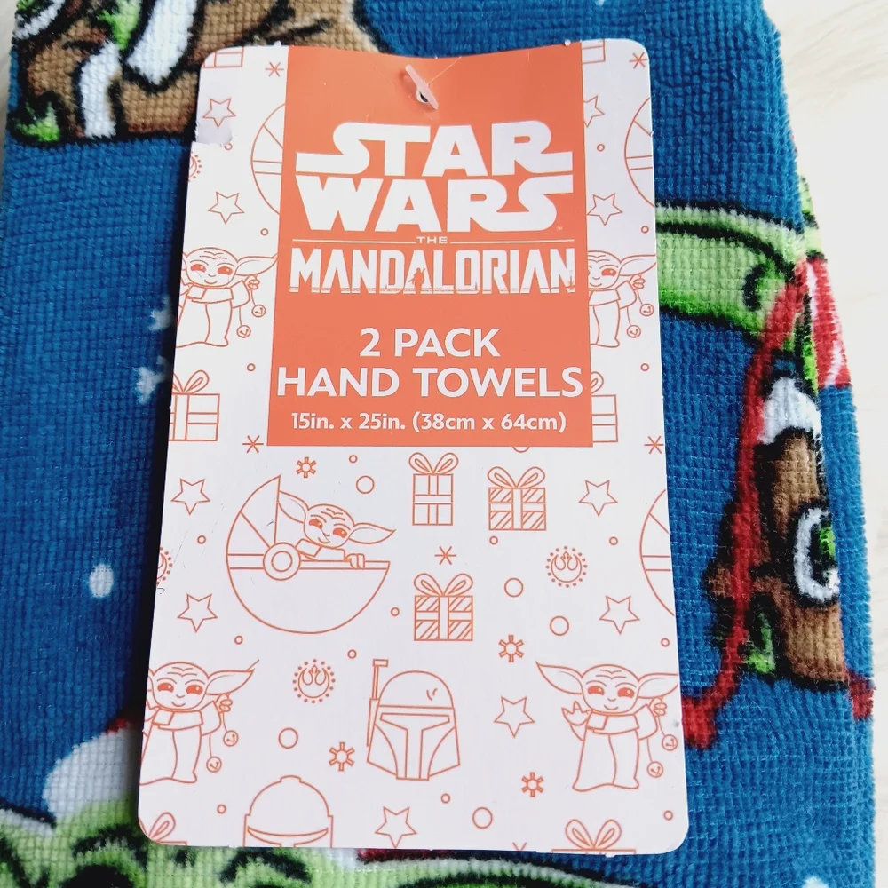 Star Wars The Mandalorian Hand Towels 2 pk